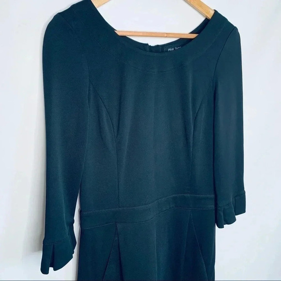 Pink Tartan Black Ballet Stretch Dress Small - Picture 12 of 12